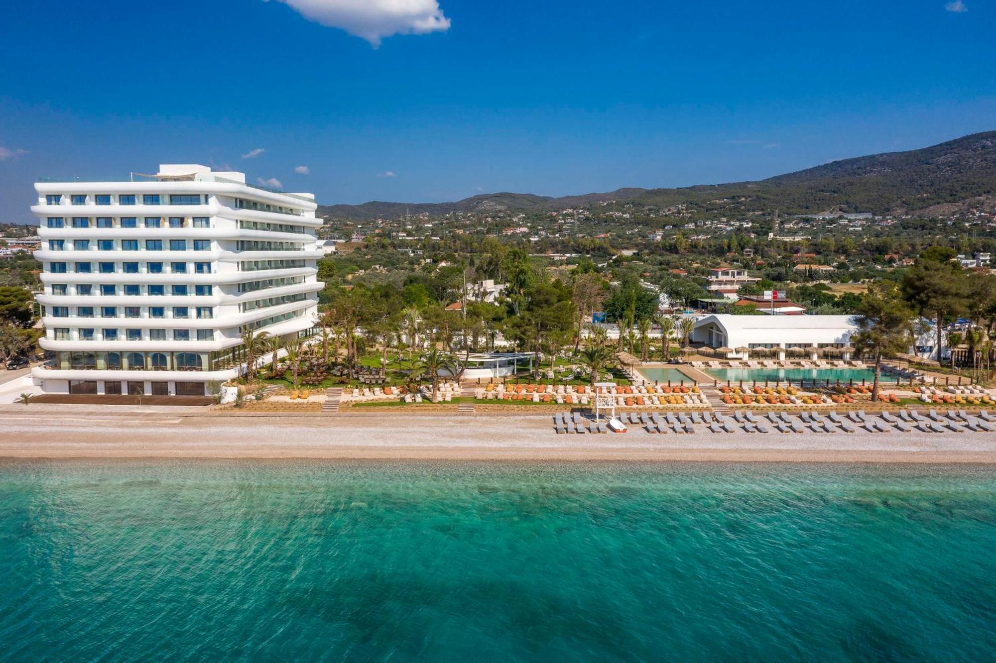 Isla Brown Corinthia Resort & Spa, Curio Collection By Hilton Agioi Theodoroi Exterior foto Hilton Athens
