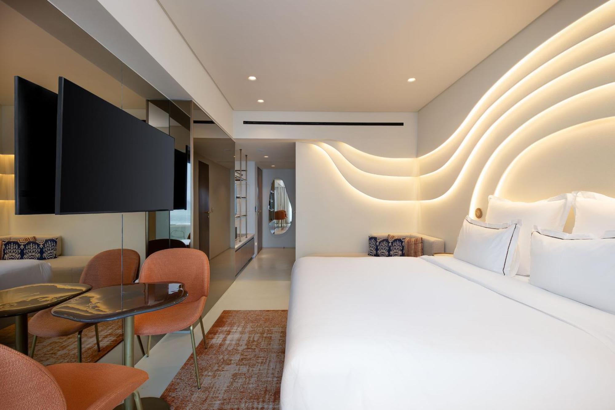 Isla Brown Corinthia Resort & Spa, Curio Collection By Hilton Agioi Theodoroi Habitación foto A room at the hotel