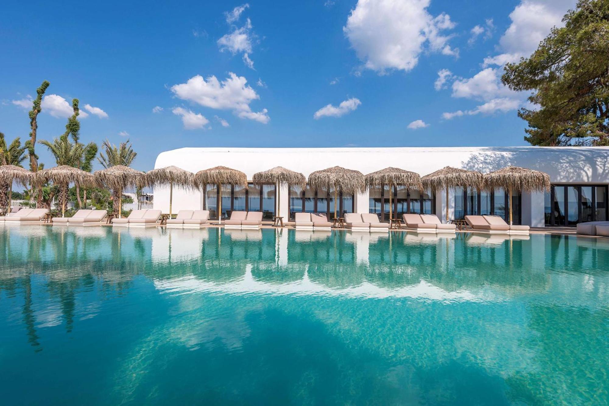 Isla Brown Corinthia Resort & Spa, Curio Collection By Hilton Agioi Theodoroi Exterior foto The Hotel